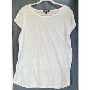 Lauren Ralph Lauren woman’s 1 X White Short Vent Sleeves Hiking/Outdoors